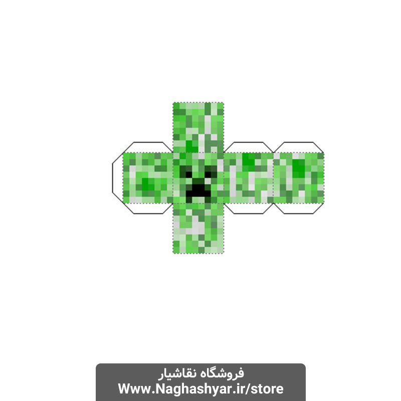 اوریگامی چهره کریپر ماینکرافت