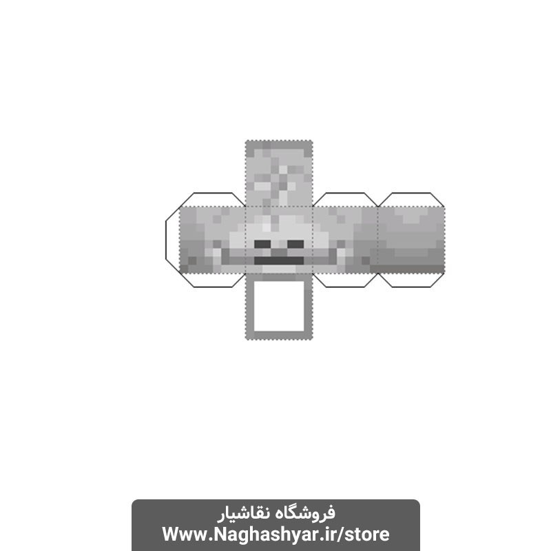 اوریگامی چهره اسکلت ماینکرافت