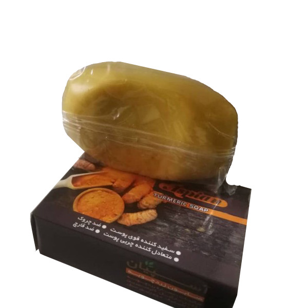 صابون شستشو آسپیان دارو مدل Turmeric oil وزن 110 گرم