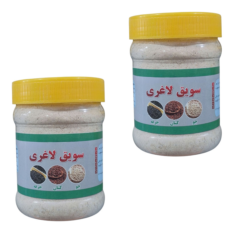 سویق لاغری - ۲۵۰ گرم بسته دو عددی