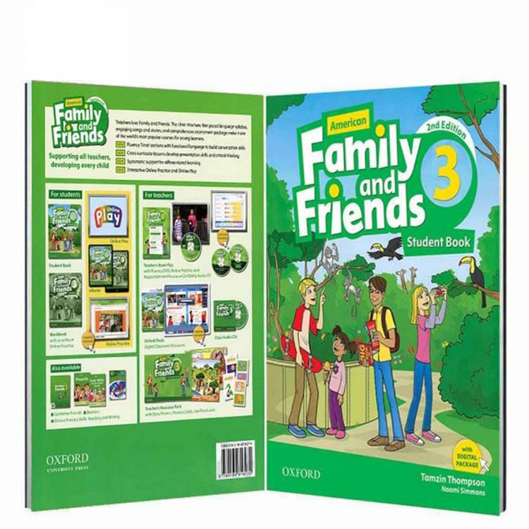 کتاب Family and Friends 3 اثر Tamzin Thompson and Naomi Simmons انتشارات الوندپویان