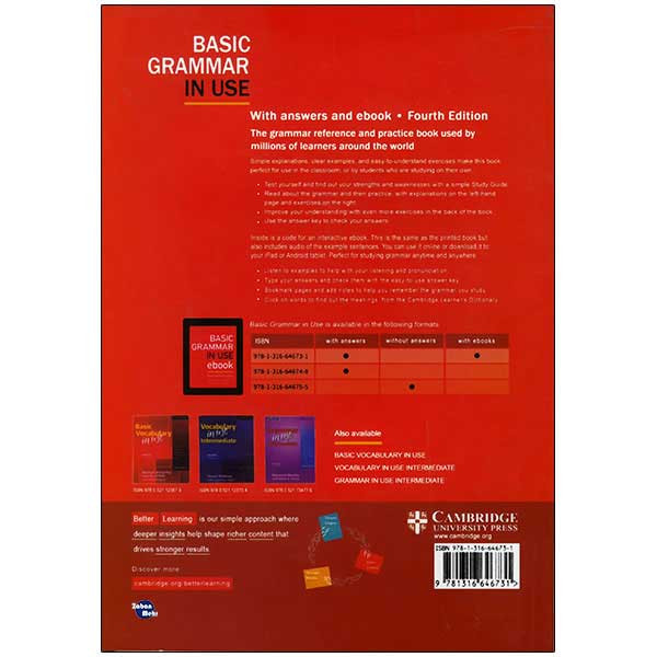 کتاب Basic Grammar in Use اثر جمعی از نویسندگان انتشارات زبان مهر