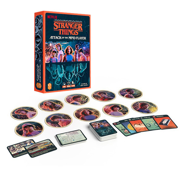 بازی فکری چهارپایه مدل استرنجر تینگز Stranger Things Attack of the Mind Flayer