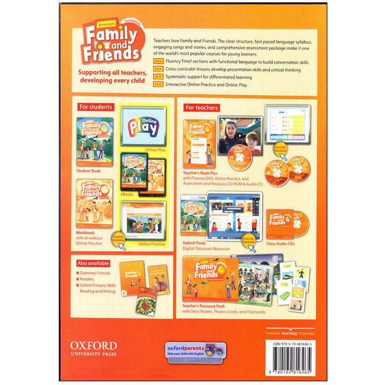کتاب American Family and Friends 2nd 4 اثر Naomi Simmons انتشارات هدف نوین