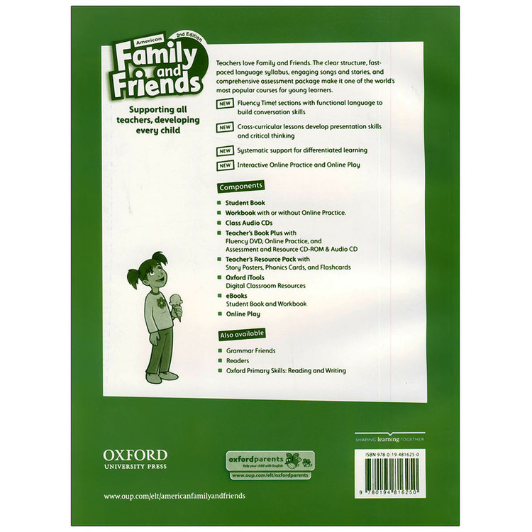 کتاب family and friends 3 اثر Naomi Simmons انتشارات اکسفورد