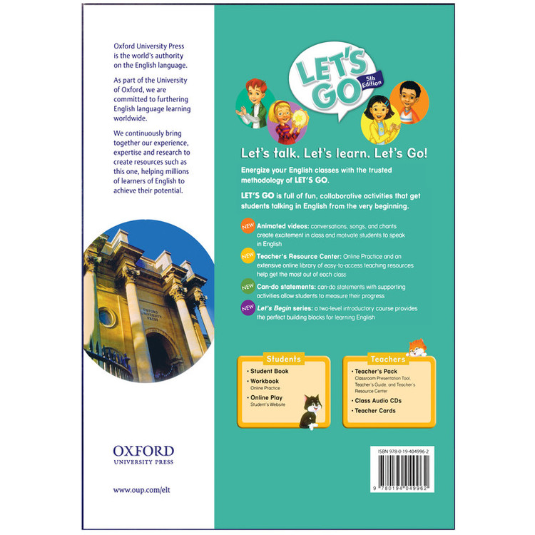کتاب Lets Go Begin 1 5th اثر جمعی از نویسندگان انتشارات هدف نوین