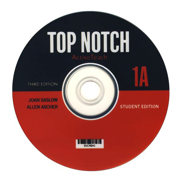 کتاب top notch 1a اثر JOAN SASLOW & ALLEN ASCHER انتشارات زبان مهر