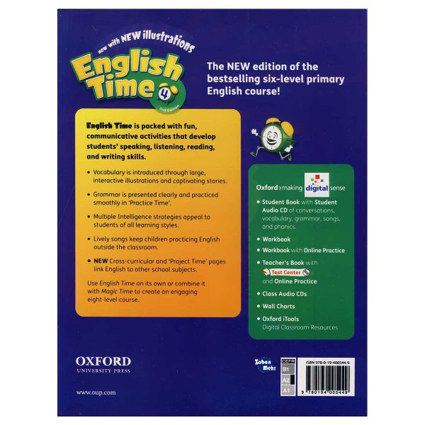 کتاب English Time 4 اثر Susan River & Setsoko Toyama انتشارات زبان مهر