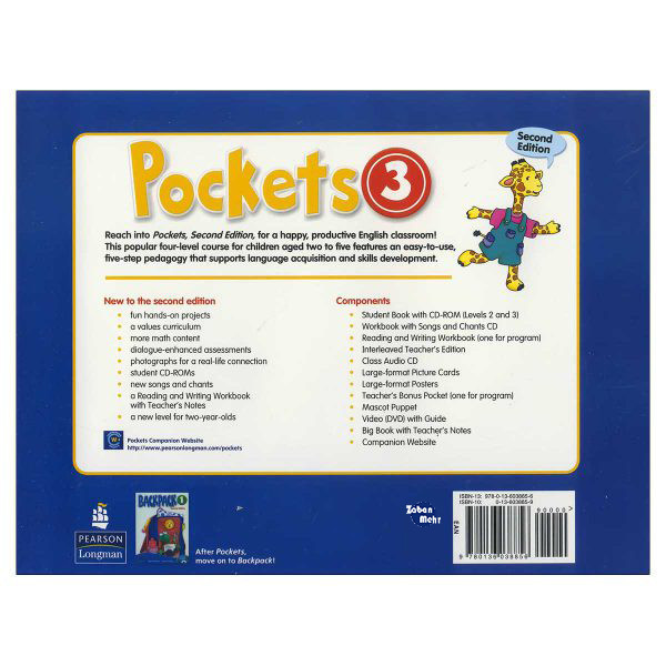 کتاب pockets 3 اثر Mario Herrera and Barbara Hojel انتشارات زبان مهر