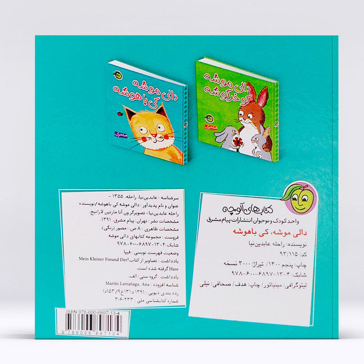 کتاب متحرک دالی موشه کی باهوشه اثر راحله عابدین نیا انتشارات پیام مشرق