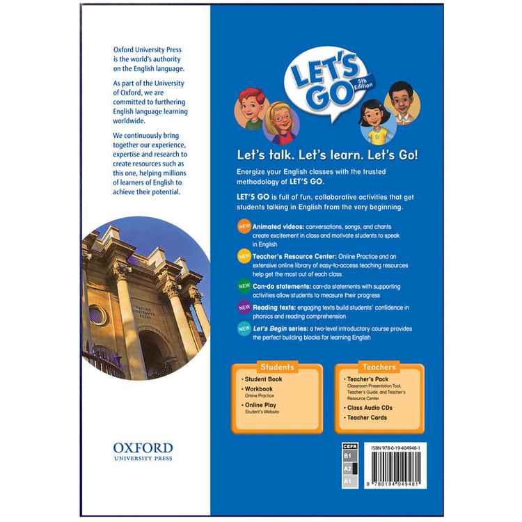 کتاب Lets Go 3 5th اثر جمعی از نویسندگان انتشارات هدف نوین
