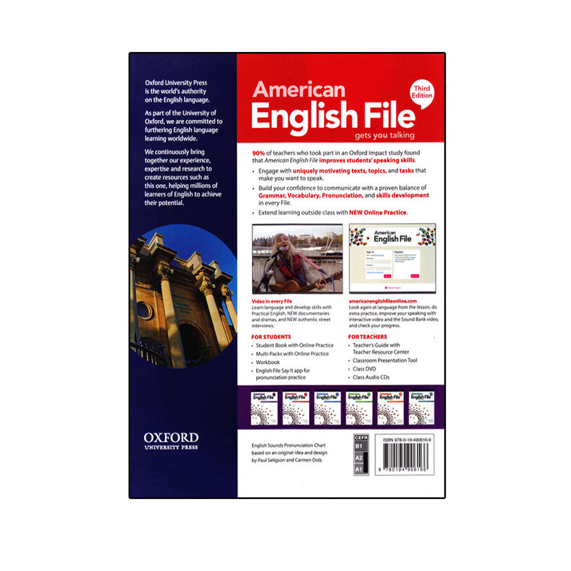 کتاب American English File 1 Third Edition اثر جمعی از نویسندگان انتشارات الوندپویان