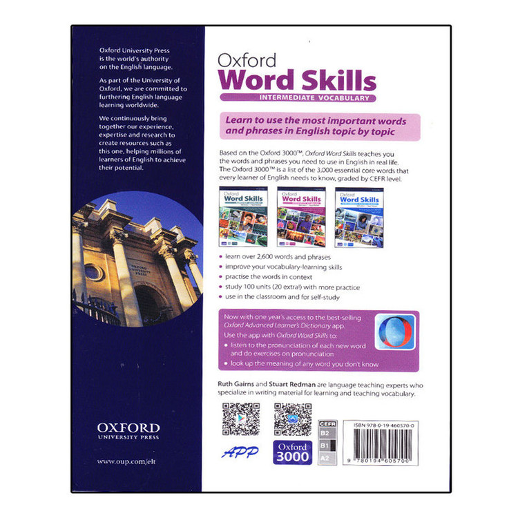 کتاب Oxford Word Skills Intermediate Vocabulary Second Edition اثر Ruth Gairns And Stuart Redman انتشارات اشتیاق نور