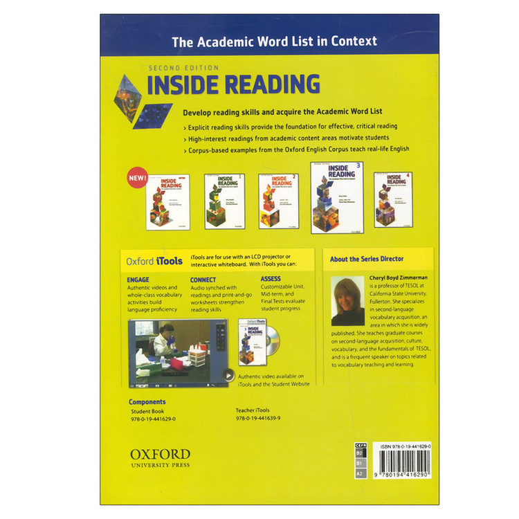 کتاب Inside Reading 3 اثر Bruce Rubin انتشارات oxford university press