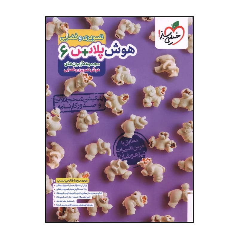 کتاب هوش پلاس تصويري و فضايي ششم اثر محمدرضا فاتحي نسب انتشارات خیلی سبز