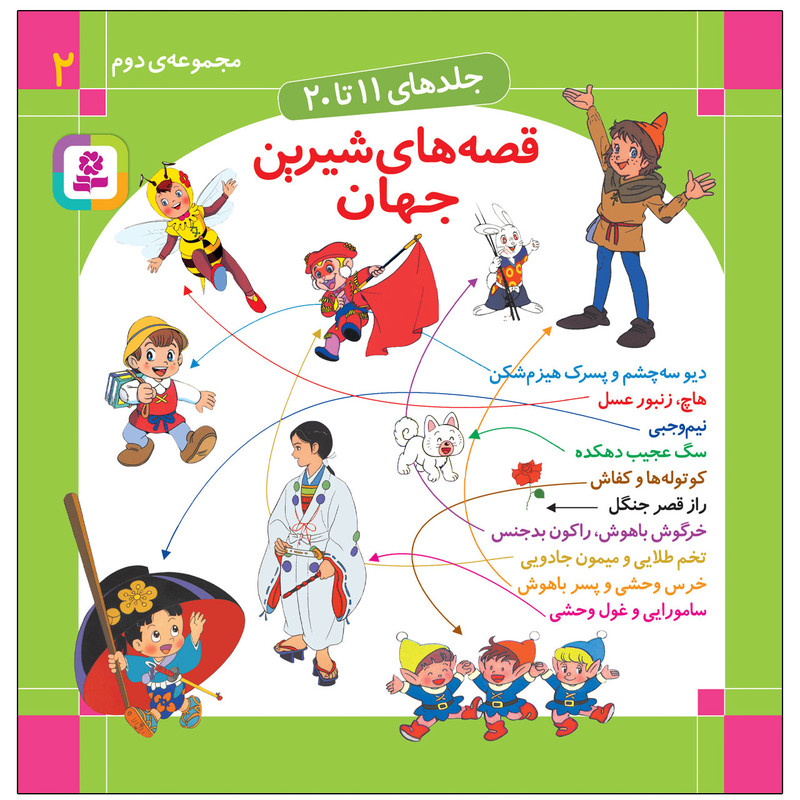 کتاب قصه های شيرين جهان اثر شاگا هیراتا انتشارات قدیانی