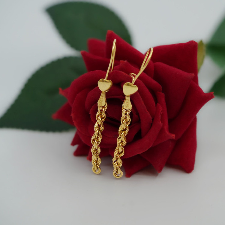 نیم ست طلا 18 عیار زنانه طلای علیمحمدی مدل اهورا