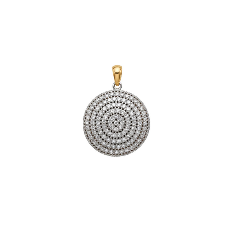 آویز گردنبند طلا 18 عیار زنانه طلای علیمحمدی طرح تابان کد T1331