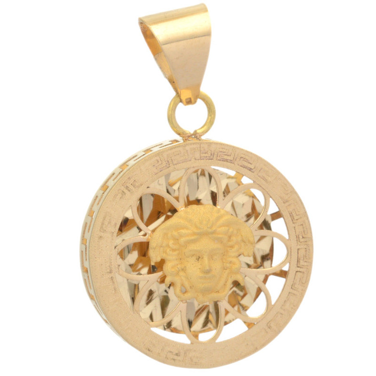 آویز گردنبند طلا کم اجرت 18 عیار زنانه طلای مستجابی طرح ورساچه کد T1125
