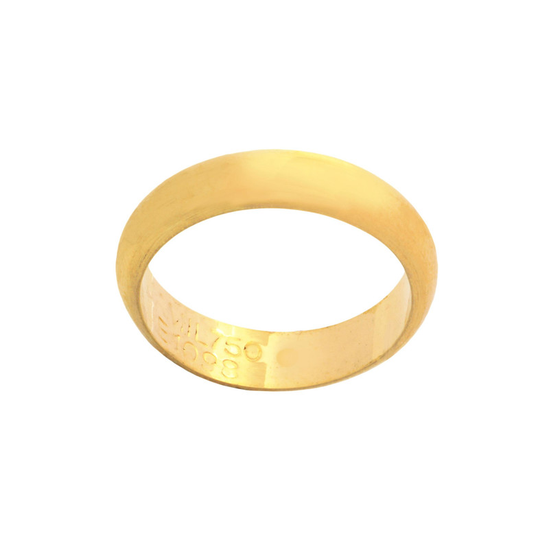 انگشتر طلا کم اجرت 18 عیار زنانه طلای مستجابی مدل رینگ کد E1098 سایز 51