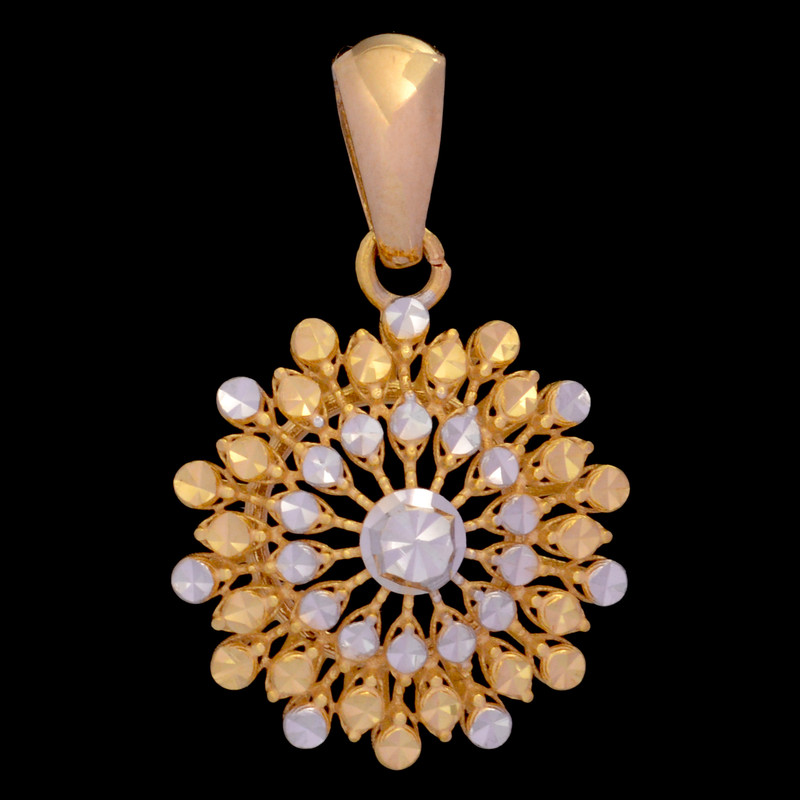 آویز گردنبند طلا 18 عیار زنانه طلای مستجابی طرح قاصدک آوا کد 6547899