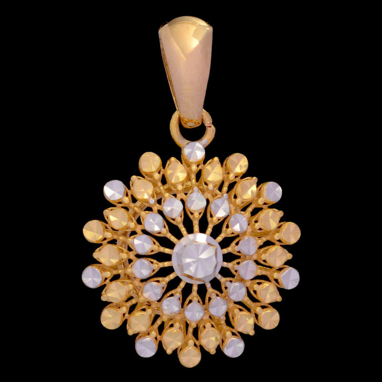 آویز گردنبند طلا 18 عیار زنانه طلای مستجابی طرح قاصدک آوا کد 6547899