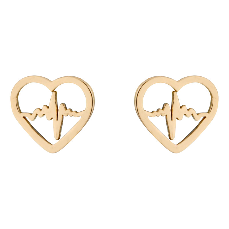 گوشواره طلا 18 عیار زنانه طلای مستجابی مدل 10202