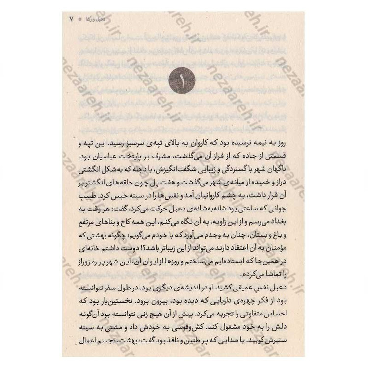 کتاب دعبل و زلفا اثر مظفر سالاری