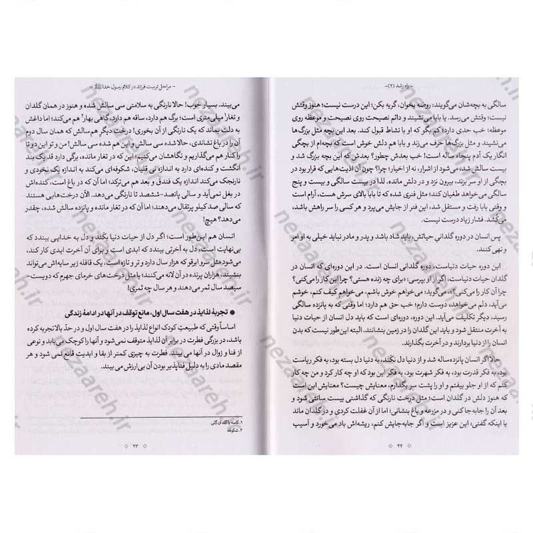 کتاب راه رشد (الگوی دینی تربیت کودک و نوجوان) جلد دوم اثر آیت الله محی الدین حائری شیرازی