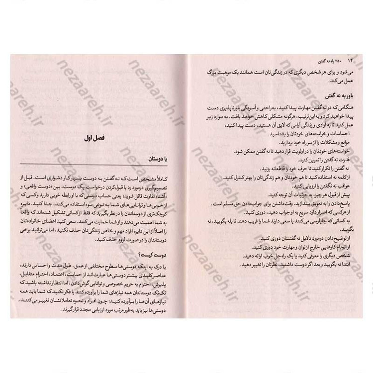 کتاب 250 راه نه گفتن و قاطعیت برای آن اثر دکتر سوزان نیومن