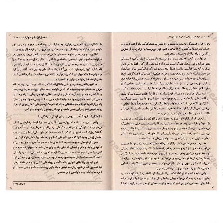 کتاب تو خود عشقی باش که در جستن آنی اثر دکتر نیکول لپرا