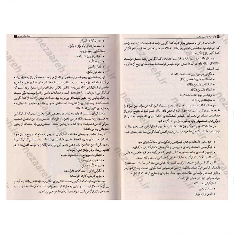 کتاب چگونه کمال گرا نباشیم اثر استفان گایز