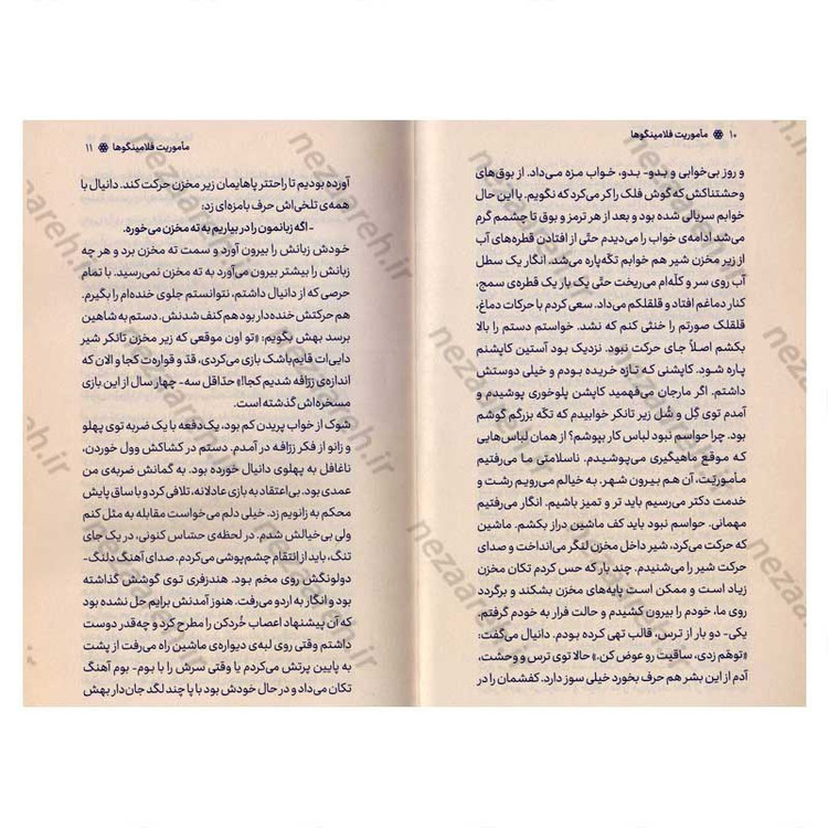 کتاب ماموریت فلامینگو ها اثر طاهره مشایخ