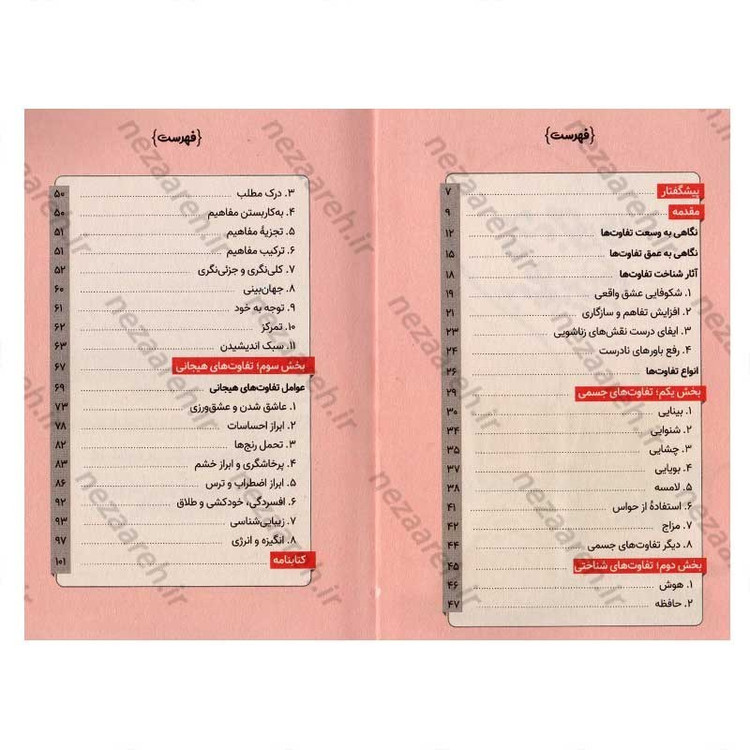 کتاب چه جوری به هم بیایم (جلد اول) ویترینی از تفاوت های زن و مرد