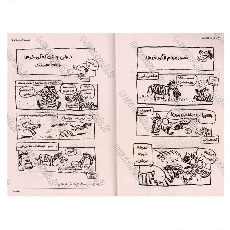 کتاب گورخر گلادیاتور (بزن بزن با رومی ها) اثر گری نورتفیلد