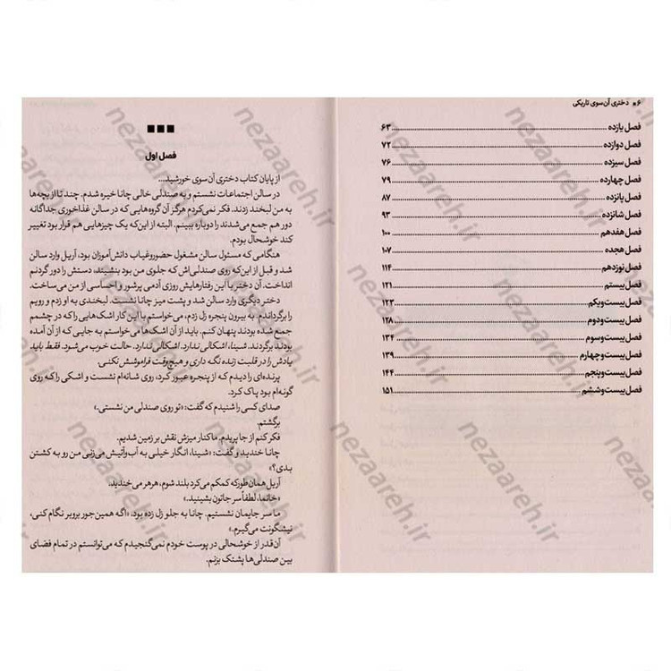 کتاب شینا مایر جلد چهارم (دختری آن سوی تاریکی) اثر ال. بی. آن