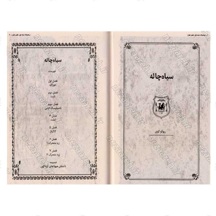 کتاب سیاه چاله (جلد اول) طعم خطر اثر ریوکو کوی