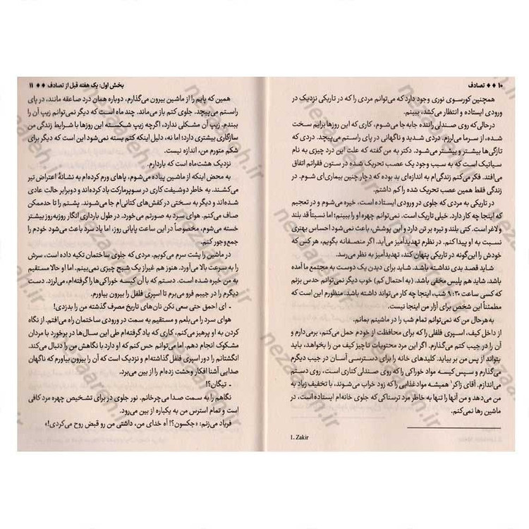 کتاب تصادف اثر فریدا مک فادن