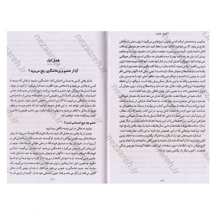 کتاب کنترل خشم (چگونه احساسات خود را کنترل کنیم و شادی را در زندگی پیدا کنیم) اثر جودی دایر