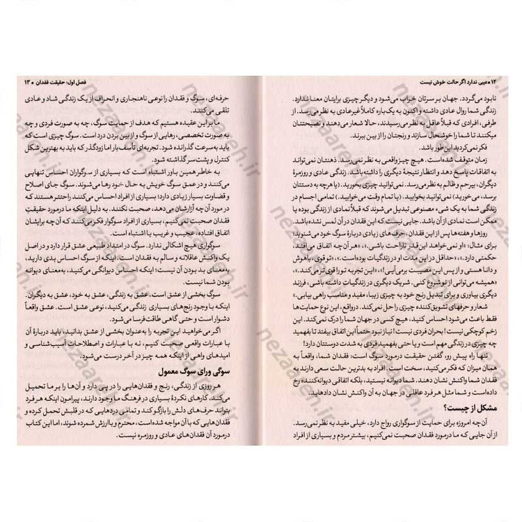 کتاب عیبی ندارد اگر حالت خوش نیست (رویارویی با اندوه و فقدان در فرهنگی که قادر به درکشان نیست) اثر مگان دیواین