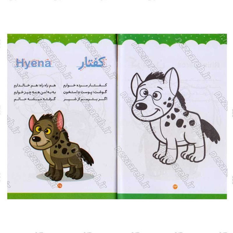 کتاب دوطرفه داستان و رنگ آمیزی اثر انتشارات کاتج دور پرس