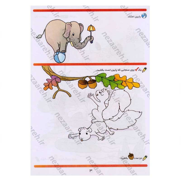 کتاب پک دو جلدی آموزش جهت ها و موقعیت ها و یکسان یا متفاوت (برای کودکان 3 تا 7 سال) اثر باربارا گرگوریچ، لیزا کارمونا