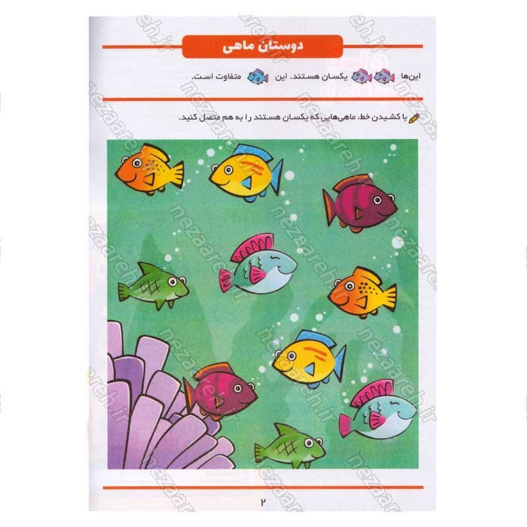 کتاب پک دو جلدی آموزش جهت ها و موقعیت ها و یکسان یا متفاوت (برای کودکان 3 تا 7 سال) اثر باربارا گرگوریچ، لیزا کارمونا