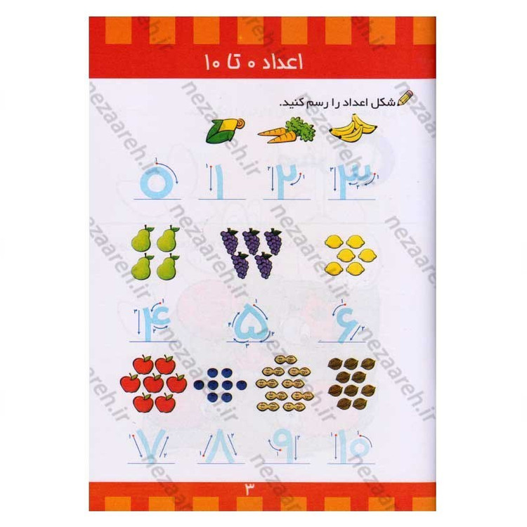 کتاب پک دو جلدی آموزش رنگ ها و شکل ها و اعداد (برای کودکان 3 تا 7 سال) اثر جان هافمن، جنیفر نویمن