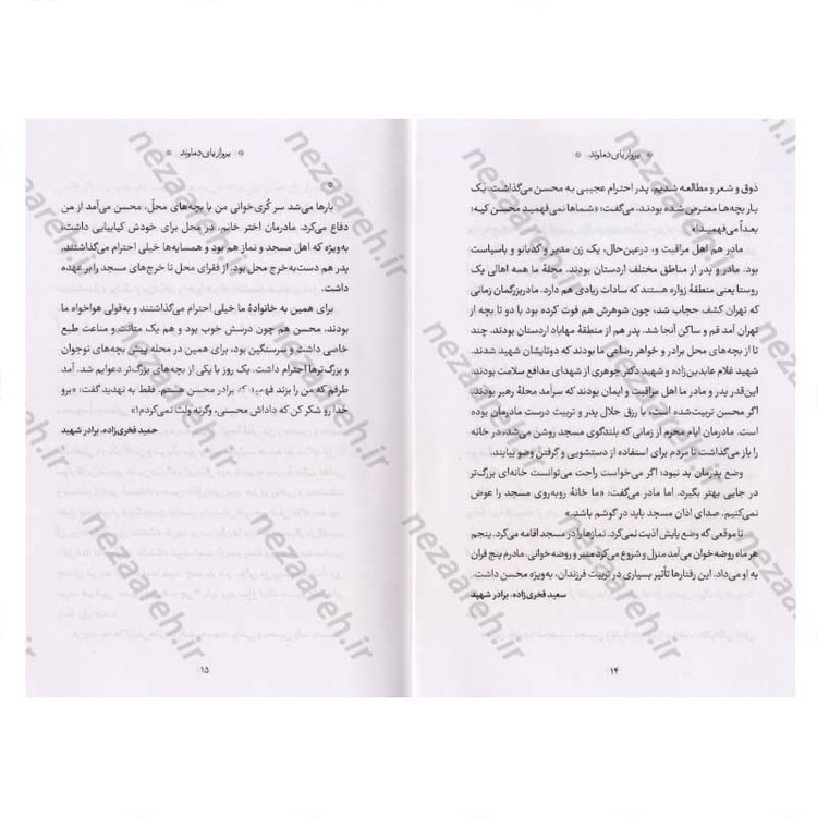 کتاب پرواز پای دماوند اثر محمد حسین علی جان زاده روشن