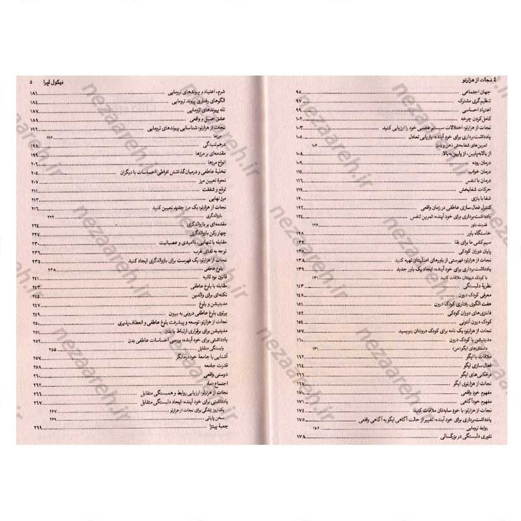 کتاب نجات از هزار تو (الگوهای فکری خود را بشناسید، گذشته خود را التیام بخشید و خود را از نو بسازید) اثر نیکول لاپرا