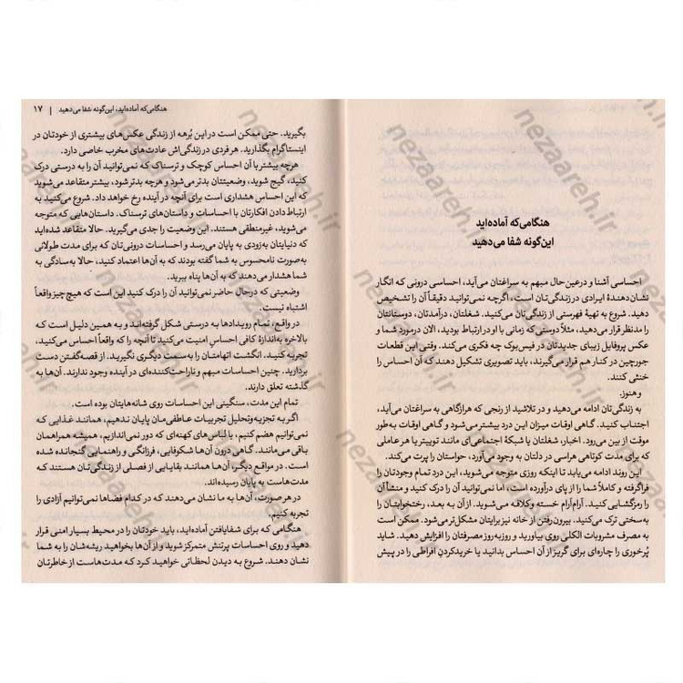 کتاب هنگامی که آماده اید، این گونه شفا می دهید اثر بریانا ویست