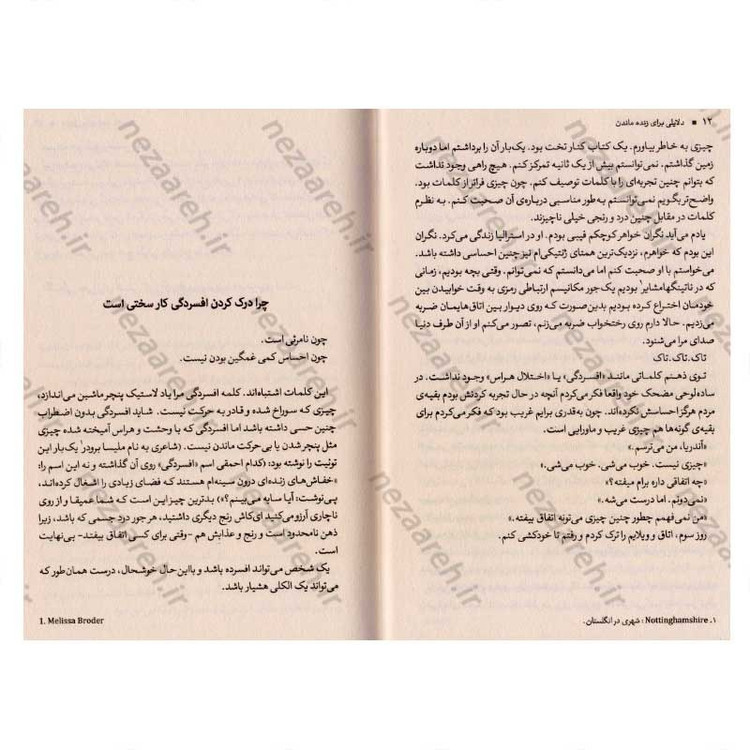 کتاب دلایلی برای زنده ماندن اثر مت هیگ