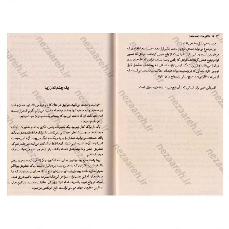 کتاب دلایلی برای زنده ماندن اثر مت هیگ