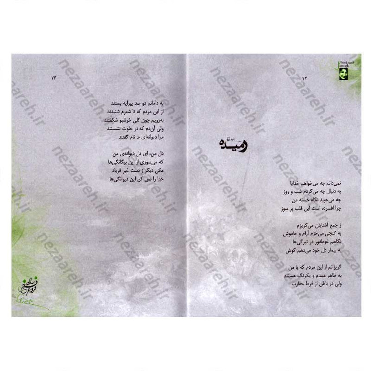 کتاب دیوان کامل اشعار فروغ فرخزاد اثر فروغ فرخزاد